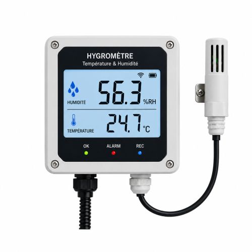 Hygromètre numérique avec sonde externe Hygromètre numérique avec sonde externe