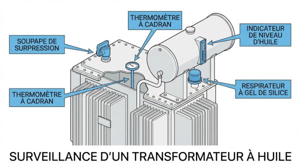 Surveillance d'un transformateur à huile Surveillance d'un transformateur à huile