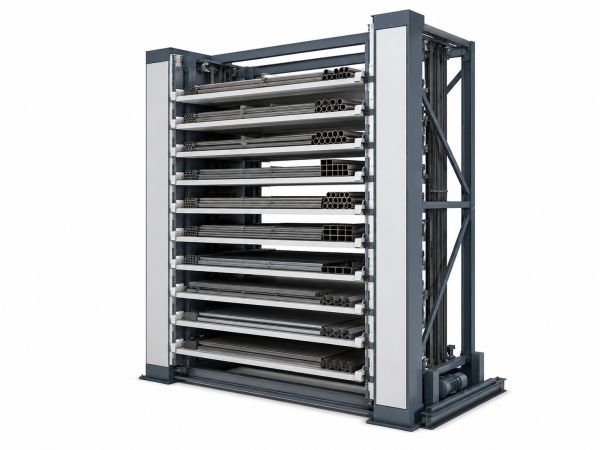 Rayonnage automatisé pour profilés métalliques Rayonnage automatisé pour profilés métalliques