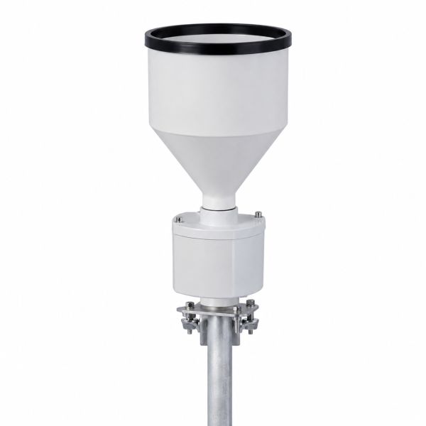 Capteur pluviométrique sur mât métallique Capteur pluviométrique sur mât métallique