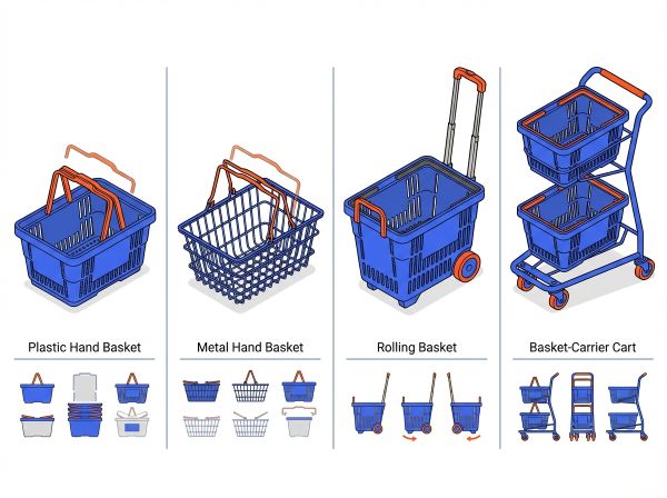 Paniers de magasin Paniers de magasin