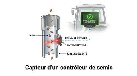 Capteur d'un contrĂ´leur de semis Capteur d'un contrĂ´leur de semis