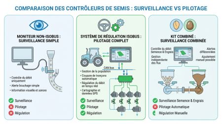 Schéma d'un contrôleur de semis ISOBUS Schéma d'un contrôleur de semis ISOBUS