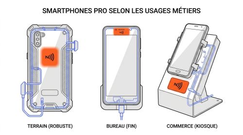 Smartphones pro selon les usages métiers Smartphones pro selon les usages métiers