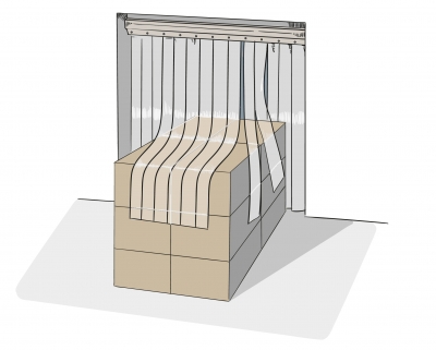 Lanière pour portes transparente Lanière pour portes transparente