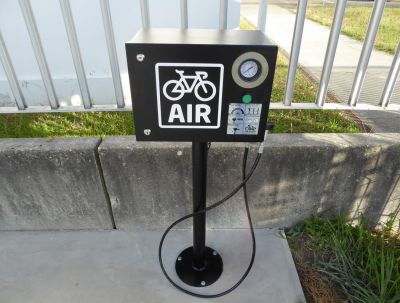Station de gonflage de vélo électrique Station de gonflage de vélo électrique