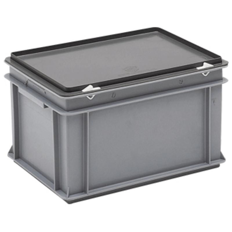 Bac à Pâton Pizza 40x30x10 Cm - Boîte Fermentation Pain - Plastique Alimentaire Avec Couvercle - Empilable, Pour Pâte Maison