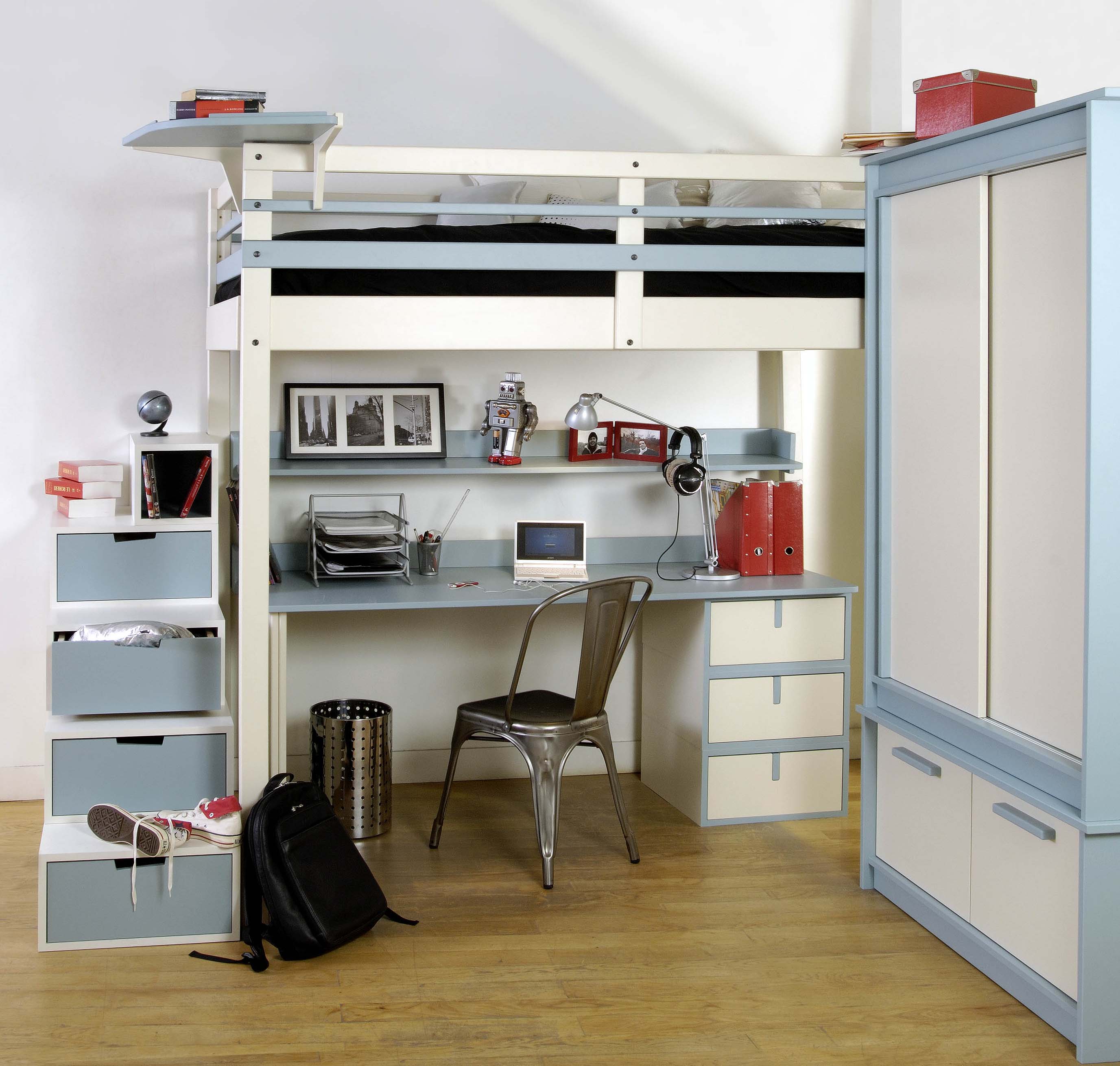 Table rabattable cuisine paris: lit mezzanine pour ado
