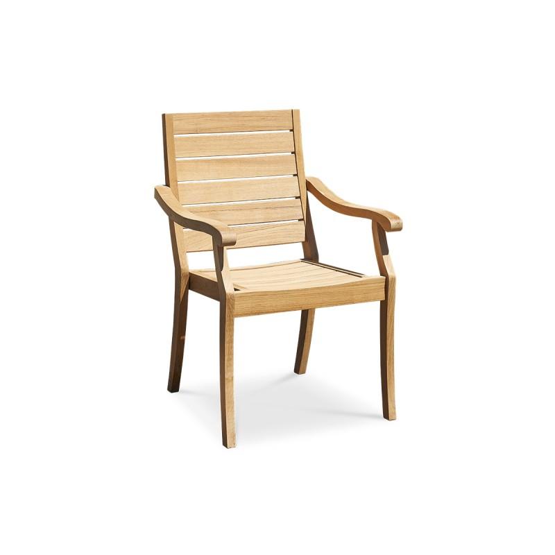 fauteuil de jardin en bois de teck