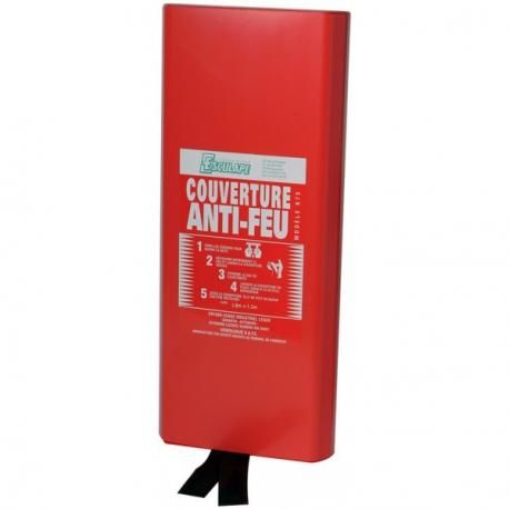 Lot De 2 Couvertures Anti-Feu 120x120 Cm – Couverture Ignifugée Fibre De Verre 550°C, Cuisine, Barbecue, Voiture