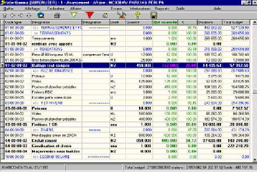 logiciel gestion budgetaire et bilans win gamma 132331