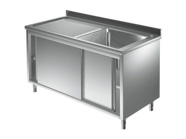 plonge inox avec meuble profondeur 600 700 mm plonge sur meuble 1 bac a droite 9m8948 4214041