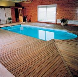 terrasse piscine en pin