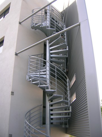 escalier helicoidal 3 niveaux