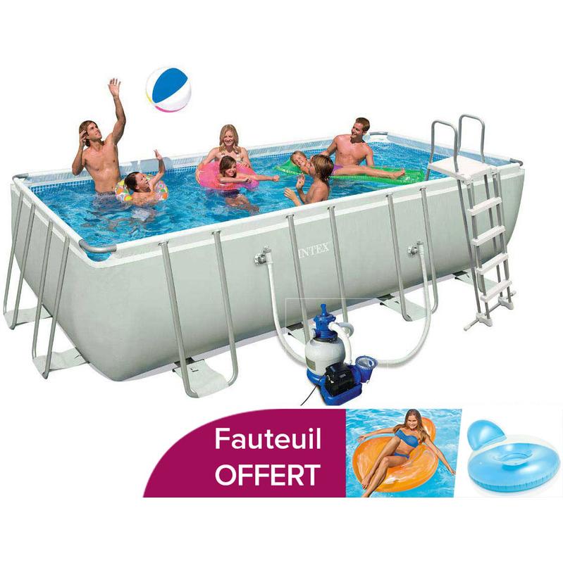 piscine tubulaire rectangulaire intex 4 57x2 74x1 22m