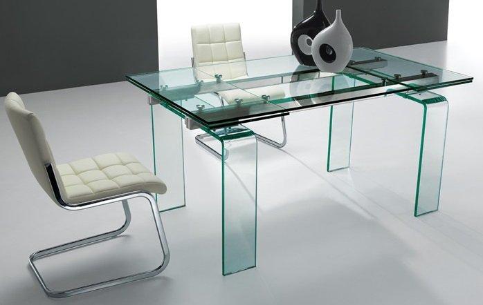 table en verre quartz ii