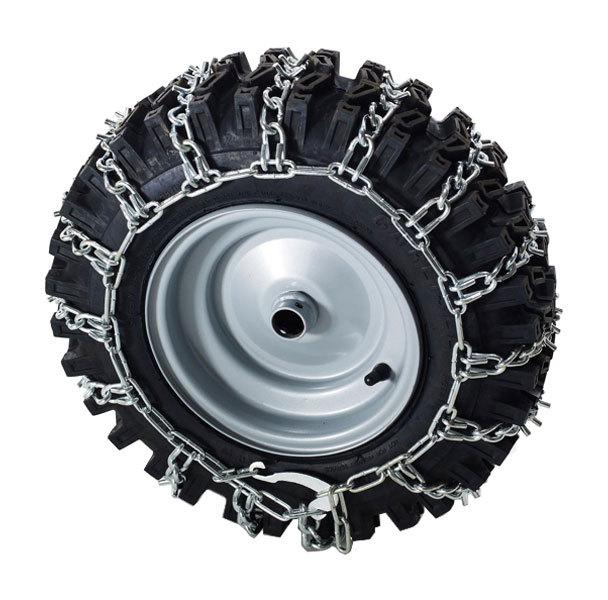 Chaînes à Neige Cora Grip Tech - Mailles Losanges 9 Mm - Groupe 9,5 - Lot De 2 - Compatibles Pneus 14" à 18" - Conformes Normes UNI, Onorm - 10