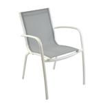 Fauteuil jardin alu empilable