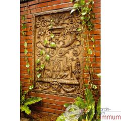DÉCORATION MURALE WALL DECOR ,GRIFFIN MOTIF, ROUILLE ,BS2602RST
