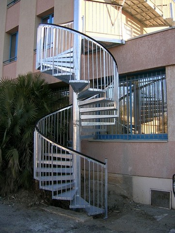 escalier helicoidal 5m
