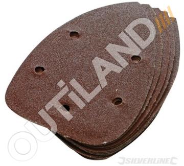 SILVERLINE FEUILLES ABRASIVES AUTO-AGRIPPANTES 140 MM, GRAIN 120 (X10) 598542 SILVERLINE FEUILLES ABRASIVES AUTO-AGRIPPANTES 140 MM, GRAIN 120 (X10) 598542