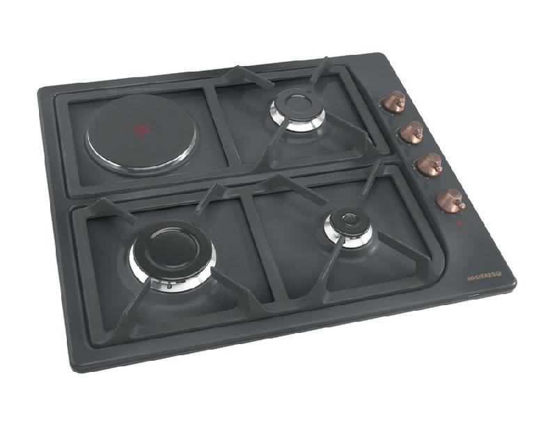 Rosieres table cuisson mixte gazelectrique tradis rtt631savf (rtt