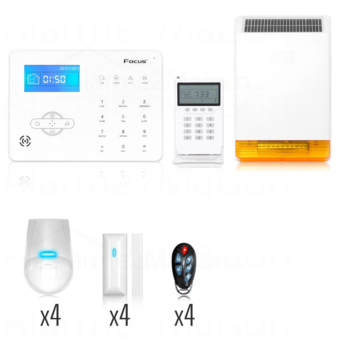 alarme sans fil gsm pas cher