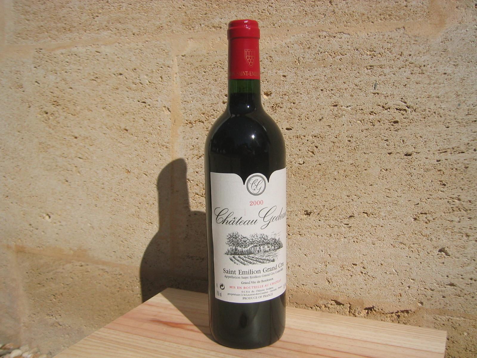 Vin De Bordeaux Rouge Saint emilion Chateau Godeau Vin De Bordeaux Rouge Saint emilion Chateau Godeau