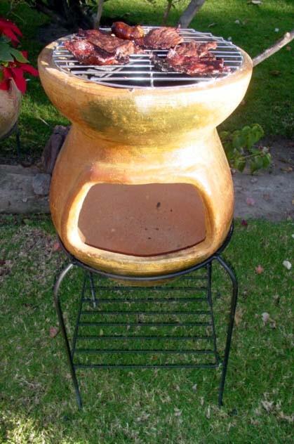 barbecue terre cuite