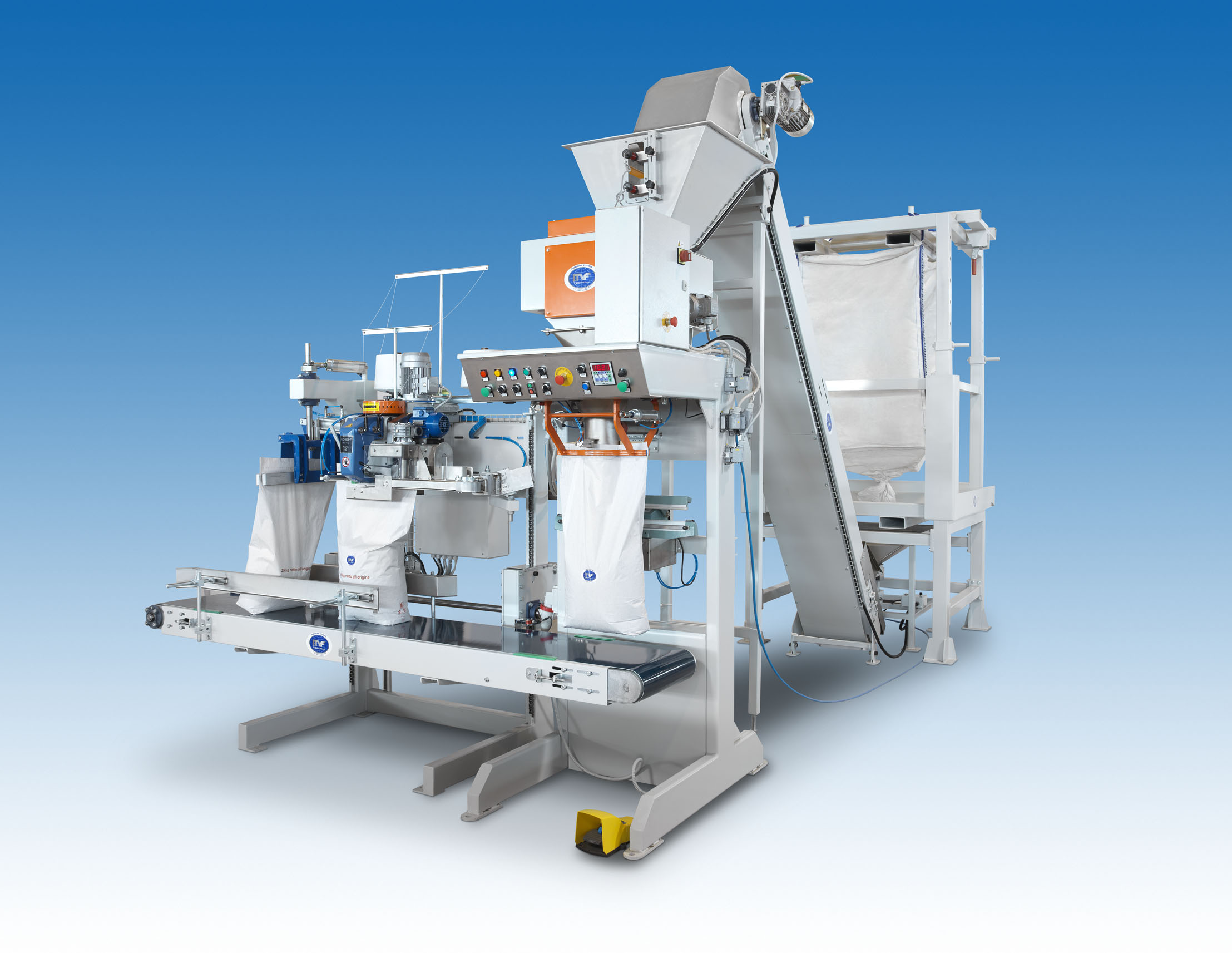 deux machines sont utilisees pour remplir sachets 25 grammes