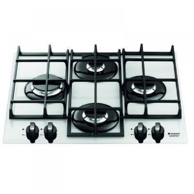 Hotpoint ariston table cuisson gaz verre tq640(wh)kgh/ha (tq 640 wh