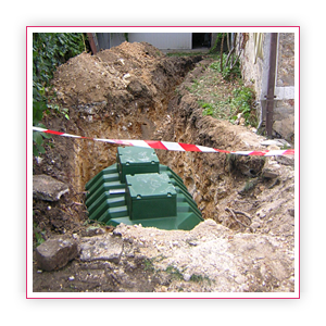 fosse septique hors terre