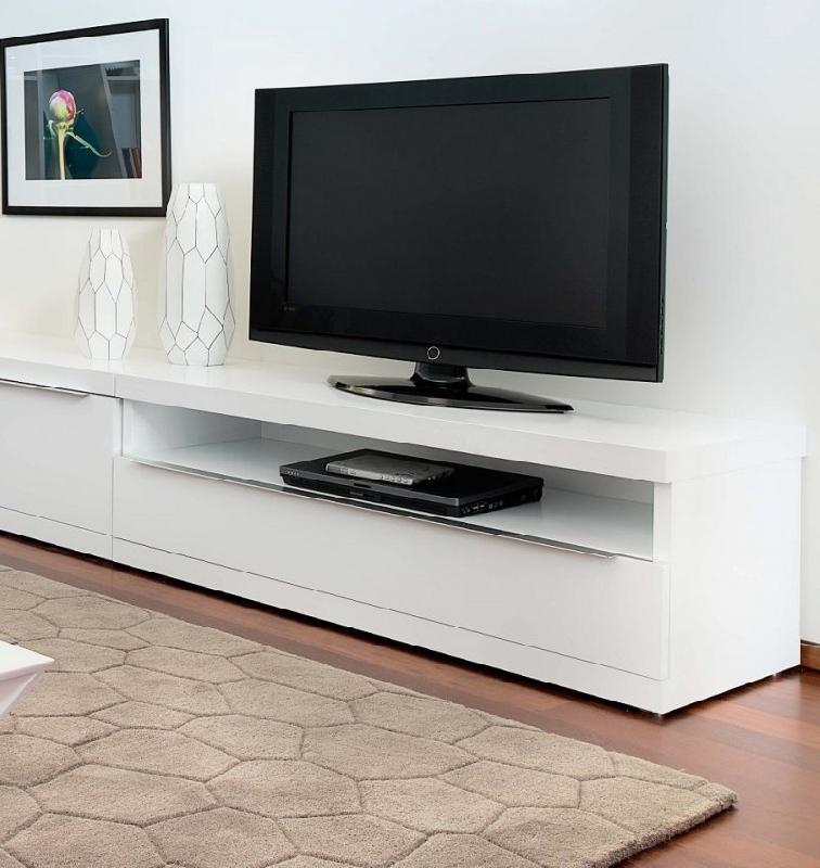 Meuble Tv Habitat : Temahome Valley Meuble Tv Design Blanc Avec Niche De Rangements Meuble Tv Habitat : Temahome Valley Meuble Tv Design Blanc Avec Niche De Rangements