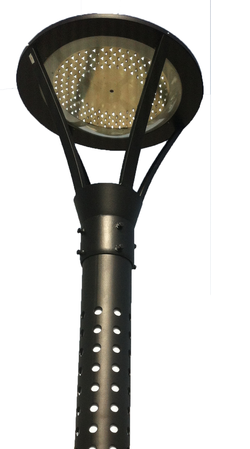 CHICIRIS Poteau Pour Lampadaire Solaire 50cm - Noir - Fer - Support Pour LED Extérieur