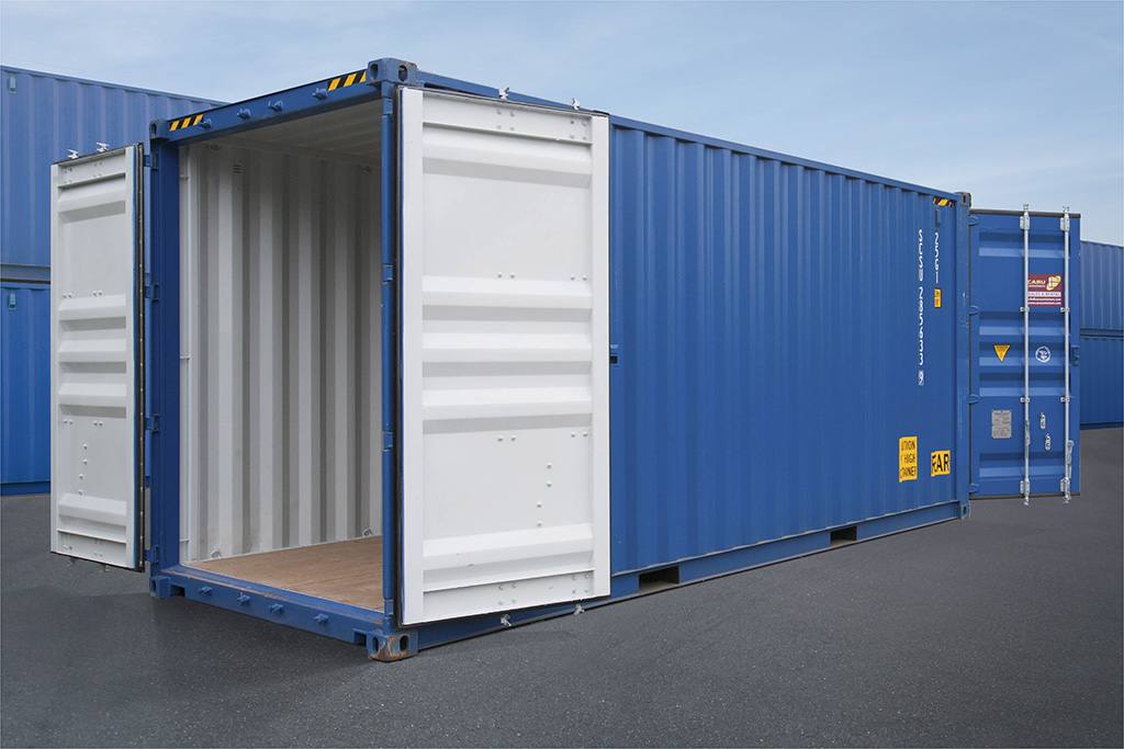 Containers maritimes standards 20ft high cube double door