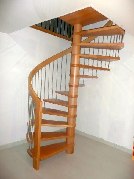 escalier helicoidal bois