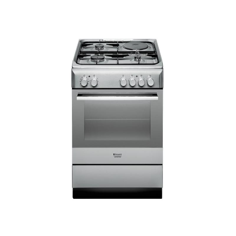 Hotpoint ariston cuisiniere mixte gazelectrique four catalyse 50cm