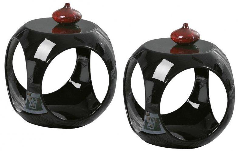 Table d'Appoint Design "Word" Rouge
