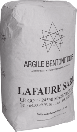 Argile bentonite prix