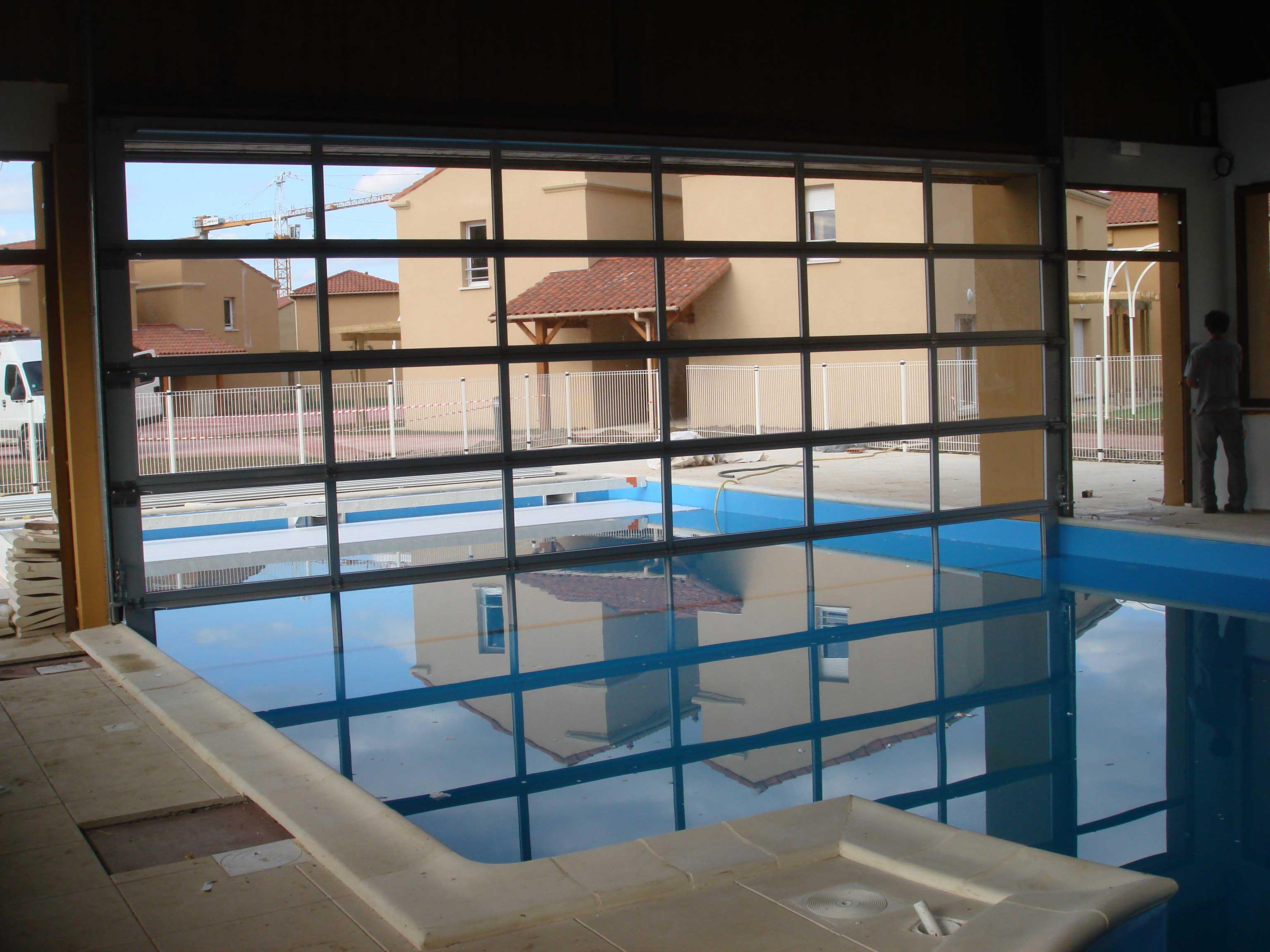 Baie vitree porte garage hormann