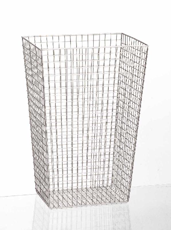 Corbeille papier 15L inox rossignol