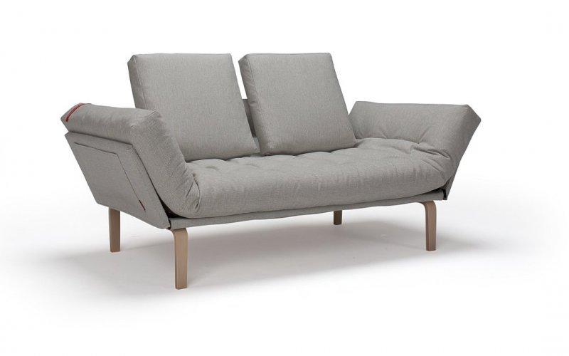 innovation living canap design rollo bow gris convertible lit pieds bois 20080cm - Pied De Canape Design innovation living canap design rollo bow gris convertible lit pieds bois 20080cm - Pied De Canape Design