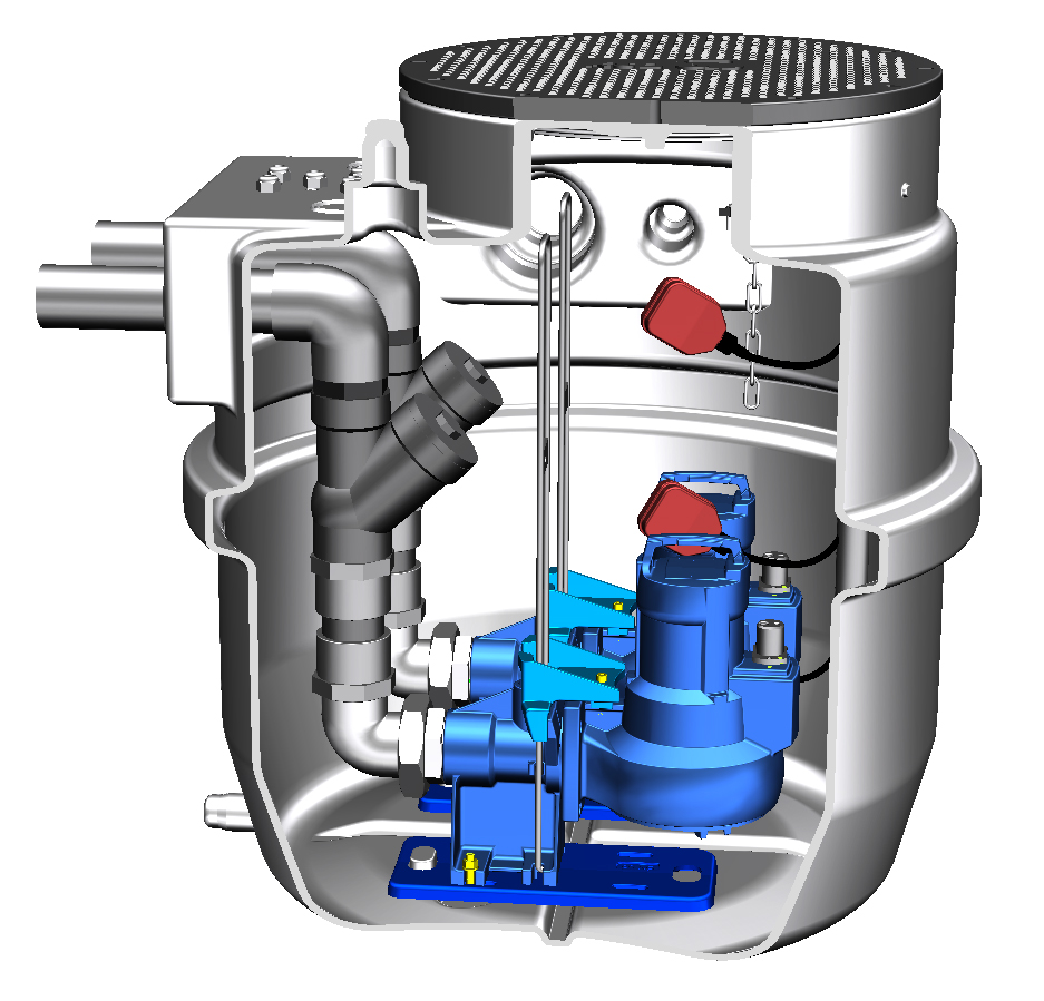 station de relevage eaux usees lotissement