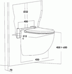 Bidet suspendu leroy merlin