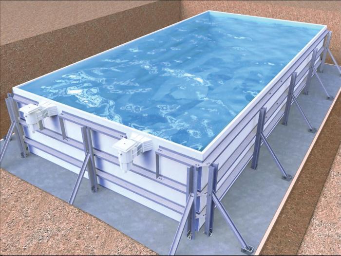 piscine en kit a structure modulaire