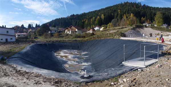 bassin d'eau incendie