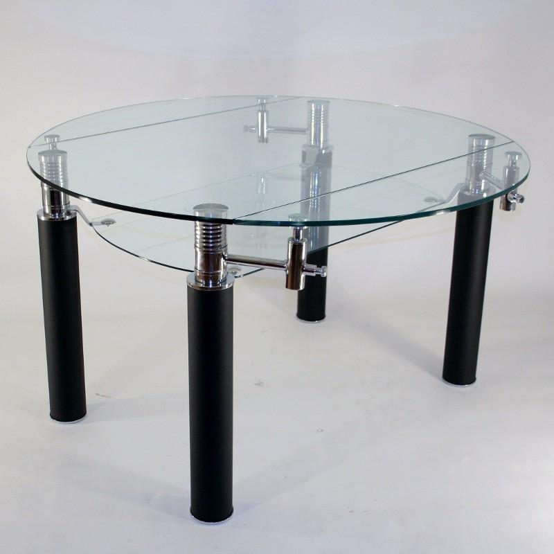 table en verre 2m50