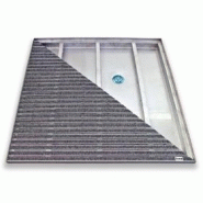 TAPIS D'ACCUEIL AVEC BAC DE RÉCUPÉRATION DE SALETÉ