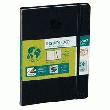 CARNET DE NOTES LIGNÉ RECYCLÉ - QUO VADIS - EQUOLOGY - 16 X 24 CM - NOIR