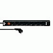 MULTIPRISE RACKABLE 19" 7 PRISES DE COURANT ALLEMANDES 